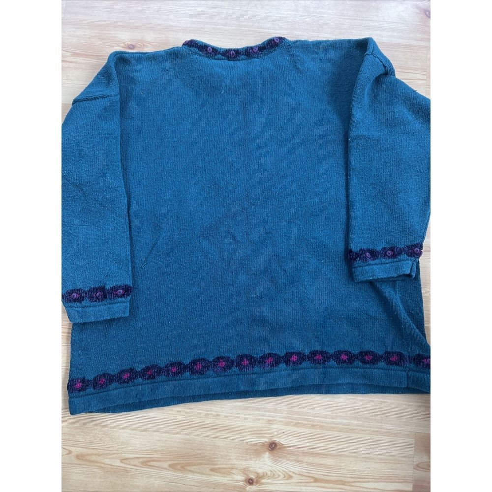 Stefano International Geometric Shapes Art‎ Vintage USA 80s 90s Sweater 26/28 - Picture 7 of 8